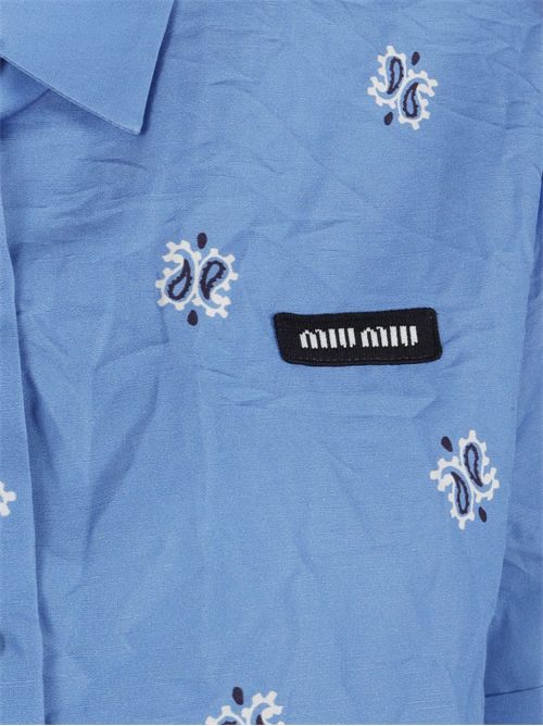 Bandana shirt MIU MIU | MK195117XXF061M